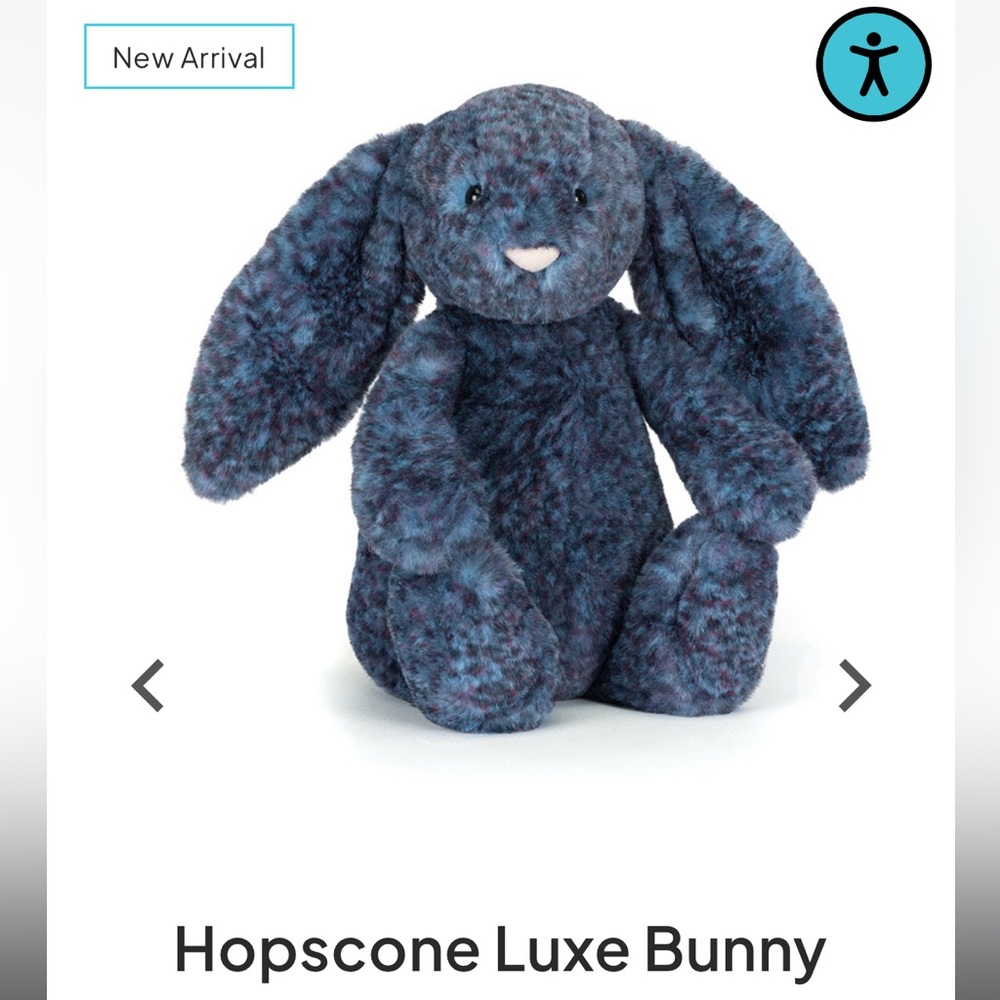 Jellycat Hopscone Luxe Bunny - Authentic - BNWT